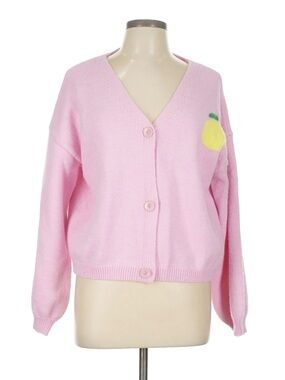 Women’s Pink Limoncello Cardigan Sweater Like New Sz L